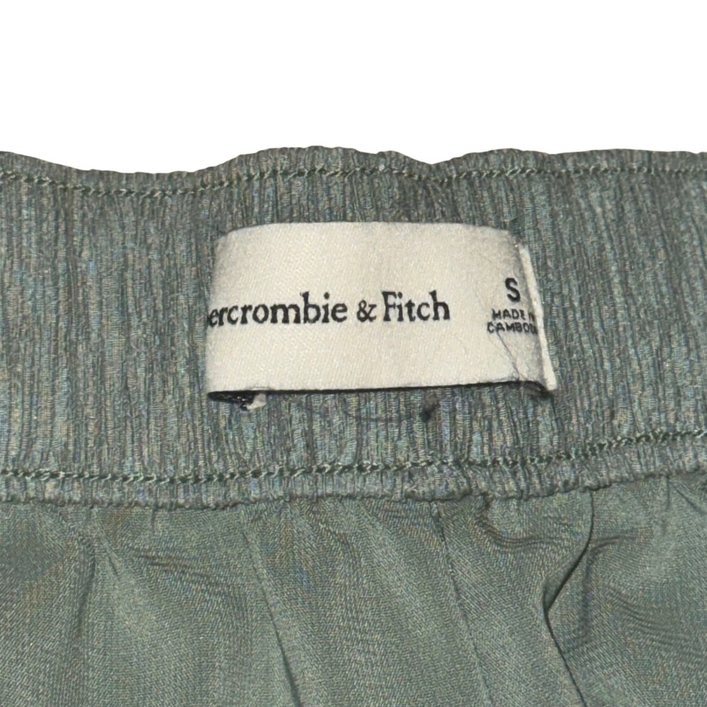 Abercrombie & Fitch Women's Wide Leg Pull On Pants Sage Green Size Small - Picture 5 of 7